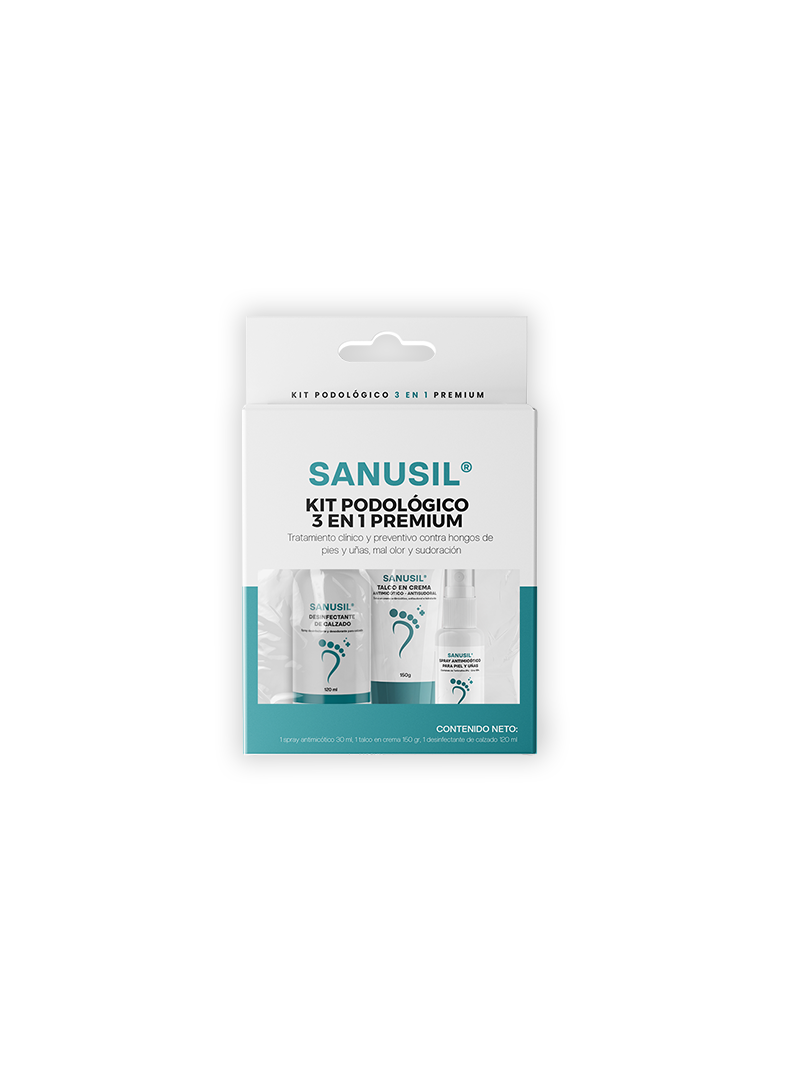 SANUSIL | KIT PODOLÓGICO 3 EN 1 PREMIUM