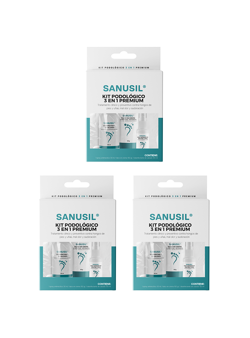 SANUSIL | KIT PODOLÓGICO 3 EN 1 PREMIUM