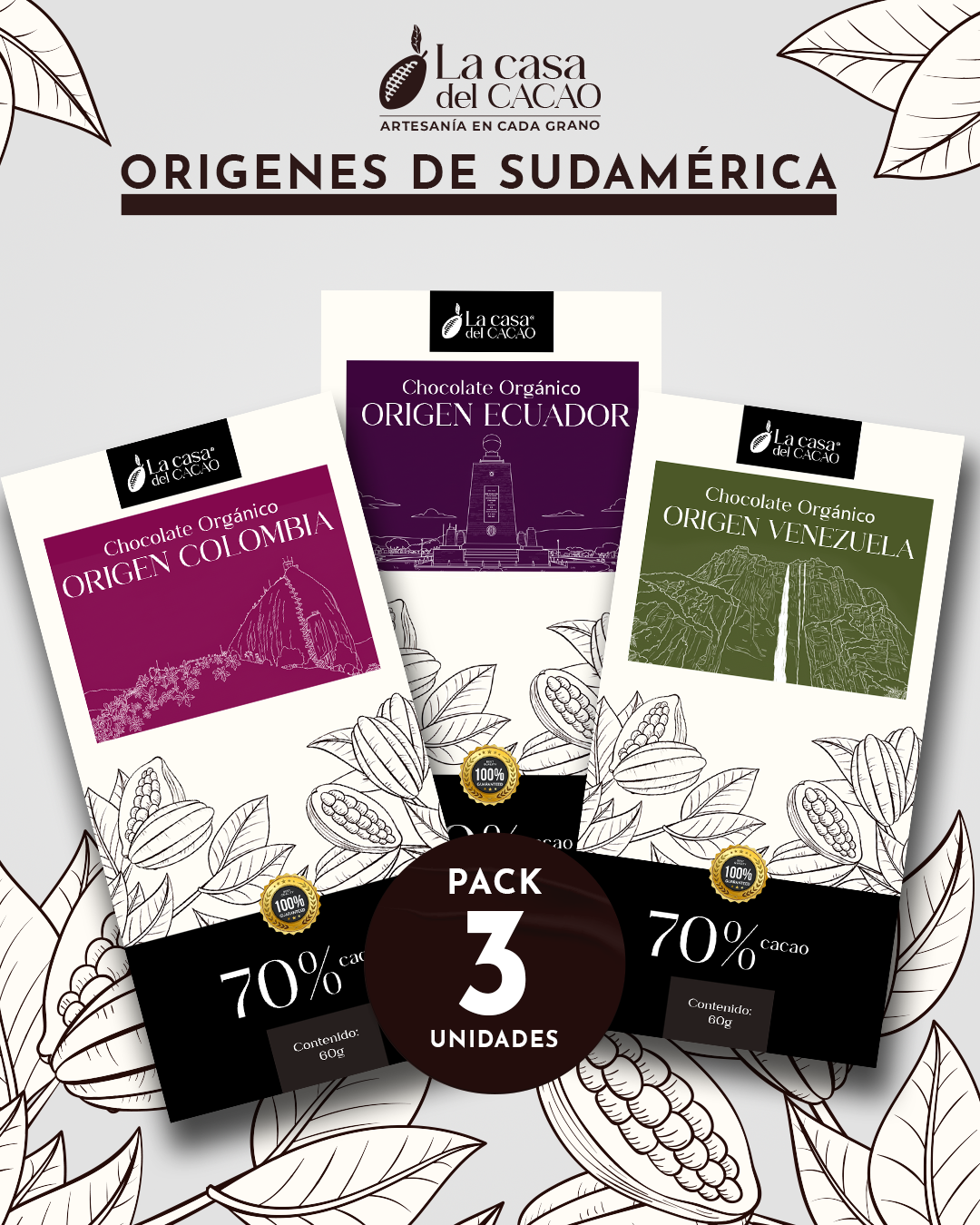 CHOCOLATE ORGÁNICO - ORIGENES DEL MUNDO