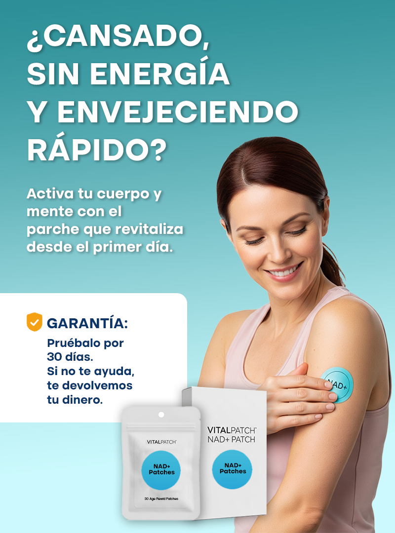 VITALPATCH® | ENERGÍA Y ENFOQUE TODO EL DÍA CON PARCHES DE NAD+