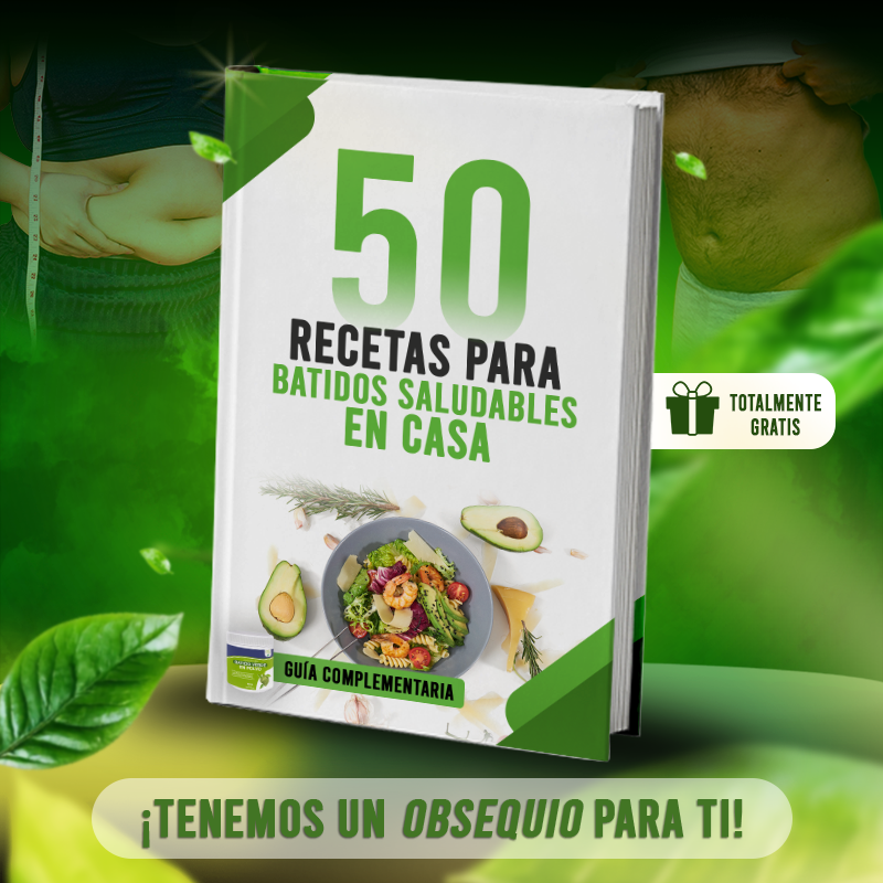 BATIDO VERDE EN POLVO (50% MÁS GRATIS)