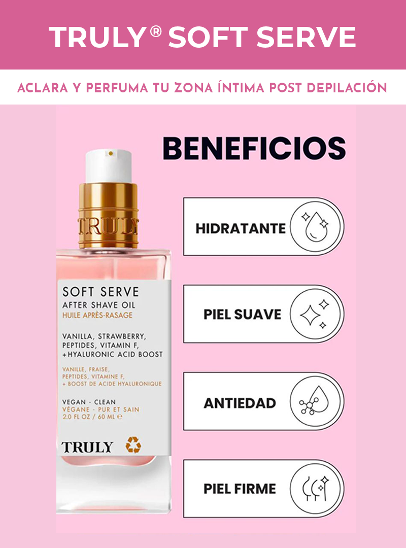 ACEITE ACLARANTE ÍNTIMO TRULY® CON AROMA FLORAL