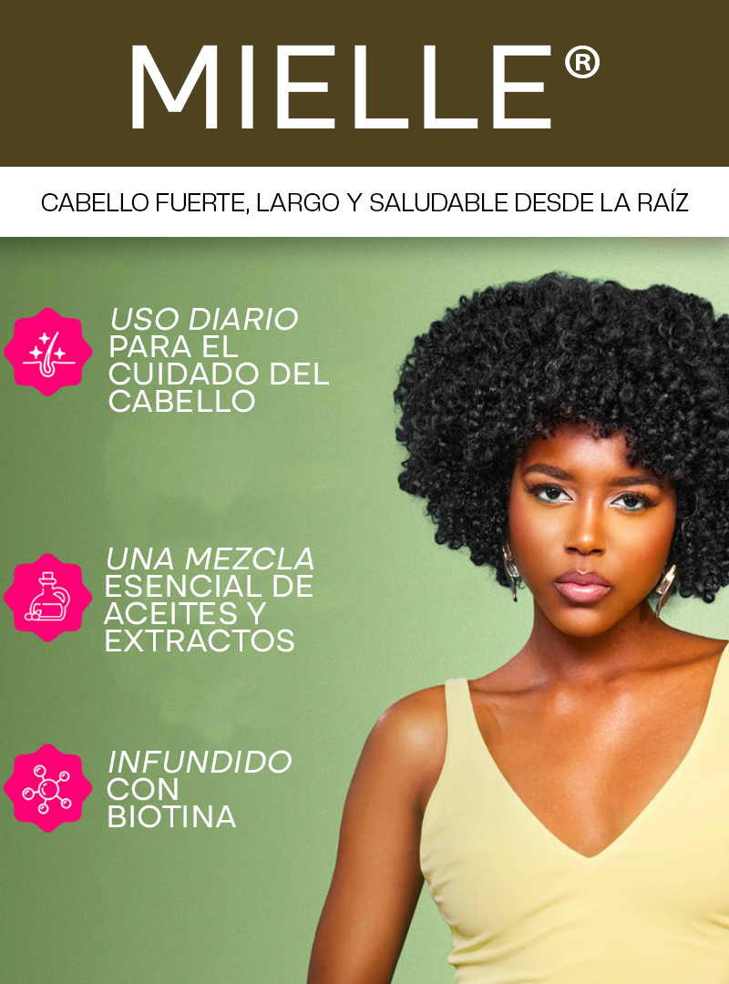 ROMERO + BIOTINA DE MIELLE® | CABELLO FUERTE, LARGO Y SALUDABLE