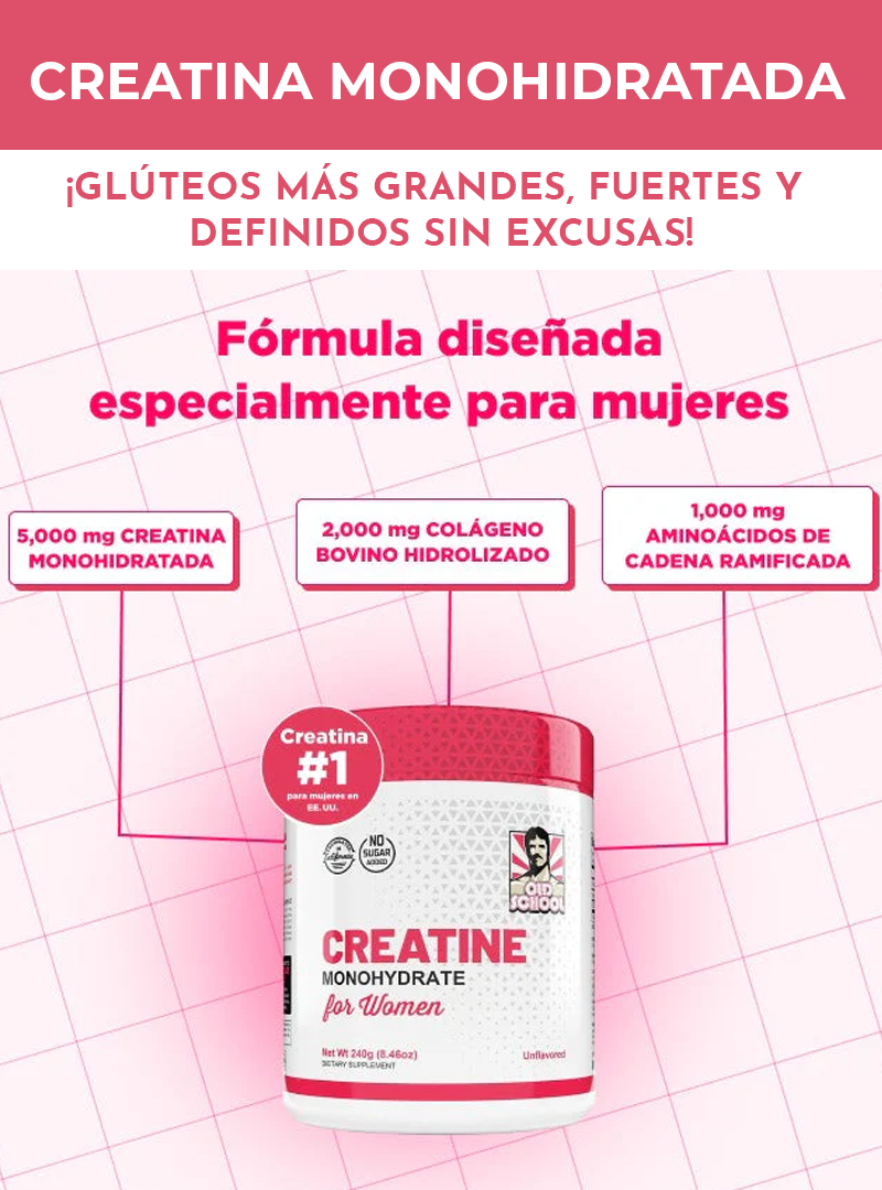 NUEVA FÓRMULA AVANZADA: CREATINA + COLÁGENO + BCAA PARA RESULTADOS COMPLETOS
