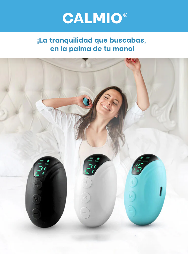 CALMIO® | Dispositivo Antiestrés y Sueño Profundo