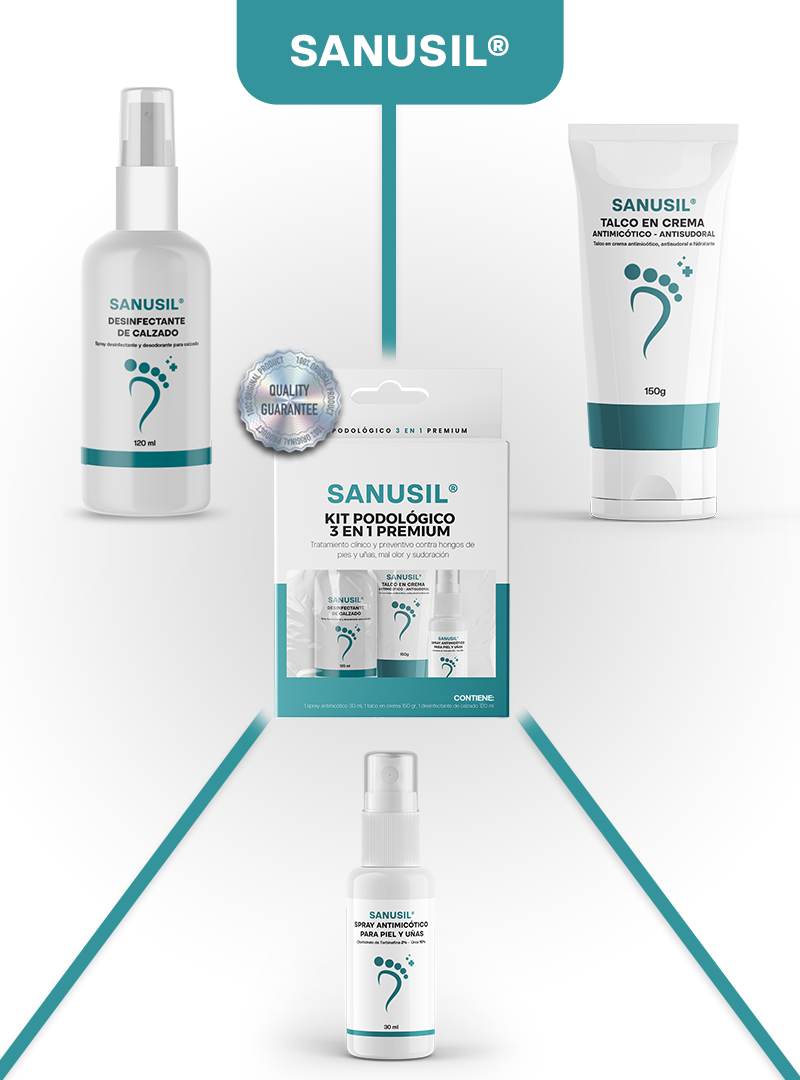 SANUSIL | KIT PODOLÓGICO 3 EN 1 PREMIUM