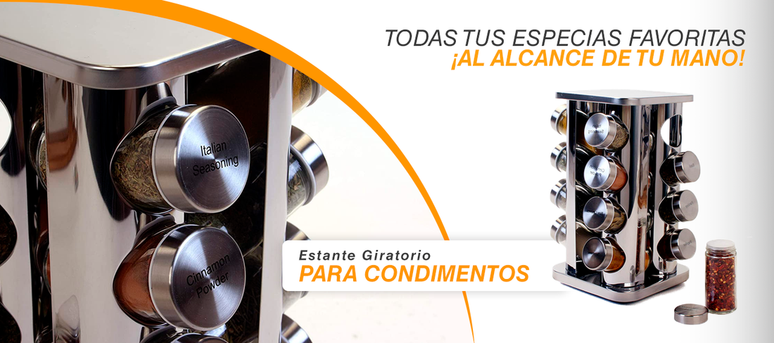 Estante Giratorio para Condimentos