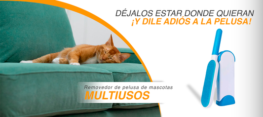 Déjalos estar donde quieran sin problemas ¡Con el removedor de pelusa multiuso!