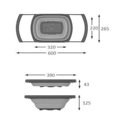 ESCURRIDOR PLEGABLE PARA COCINA