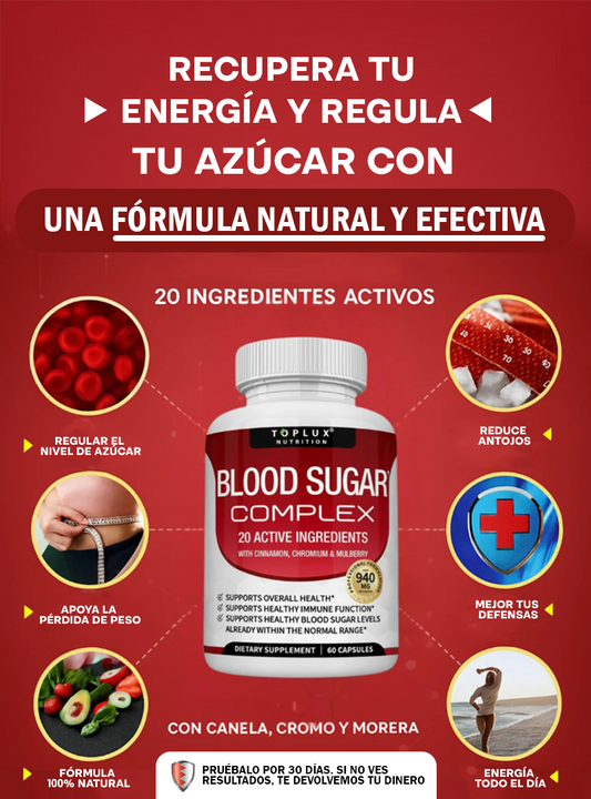 BLOOD SUGAR COMPLEX (60 CÁPSULAS)