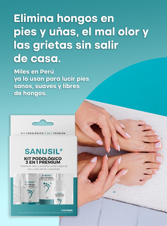 SANUSIL | KIT PODOLÓGICO 3 EN 1 PREMIUM