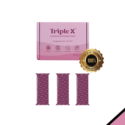 CHOCOLATE PREMIUM AFRODISIACO, ENERGÍA & SENSUALIDAD - TRIPLE X®