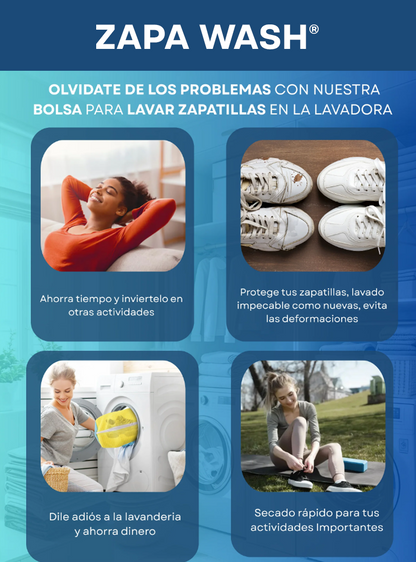 ZAPAWASH® | LAVA, PROTEGE Y RENUEVA TUS ZAPATILLAS EN MINUTOS