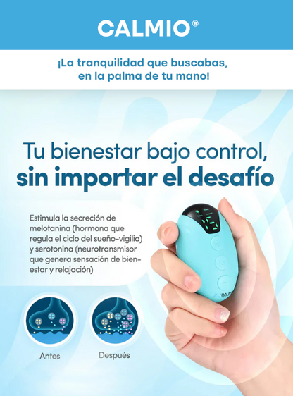 CALMIO® | Dispositivo Antiestrés y Sueño Profundo
