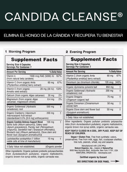 CANDIDA CLEANSE PLUS® (60 CÁPSULAS)