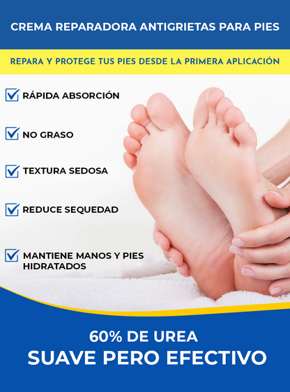 ELIMINA GRIETAS, SUAVIZA Y COMBATE EL MAL OLOR DESDE LA PRIMERA APLICACIÓN