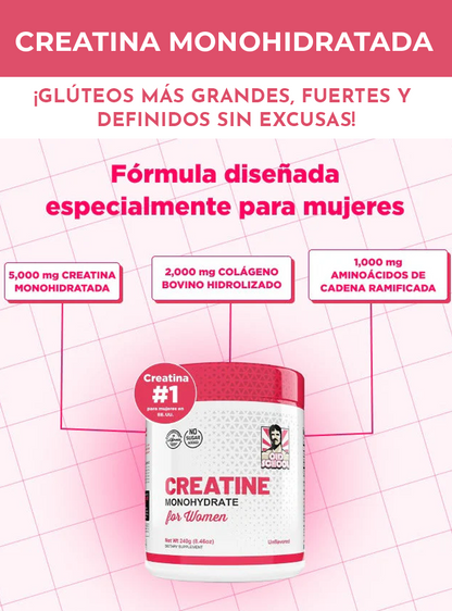 NUEVA FÓRMULA AVANZADA: CREATINA + COLÁGENO + BCAA PARA RESULTADOS COMPLETOS