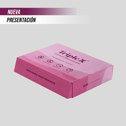 CHOCOLATE PREMIUM AFRODISIACO, ENERGÍA & SENSUALIDAD - TRIPLE X®