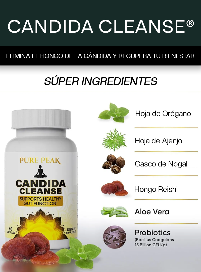CANDIDA CLEANSE PLUS® (60 CÁPSULAS)