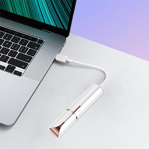 DEPILADORA FACIAL RECARGABLE