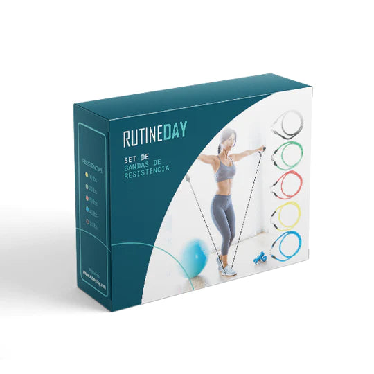 SET DE LIGAS DE RESISTENCIA + RUTINA VIRTUAL