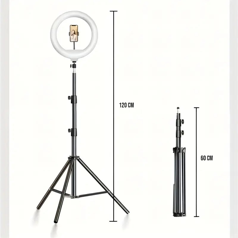 LUZ ARO LED + TRÍPODE